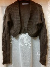 Bolero Jäckchen, braun, Gr. 38