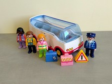 123 Playmobil The Travel Coach Bus Ref. 6773 - TBE - Koffer Figuren etc