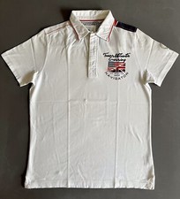 GAASTRA Herren-Polo-Shirt, weiß, Gr. L „Trans Atlantic Crossing - Navigator“