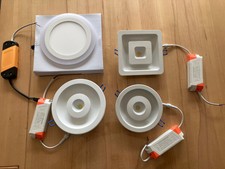 4 Stück LED Panel unterschiedliche Ausführungen inkl. Netzteile 