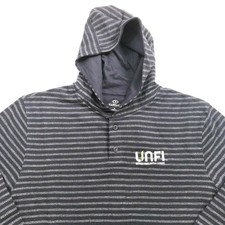 Blau gestreift Vintage Hoodie