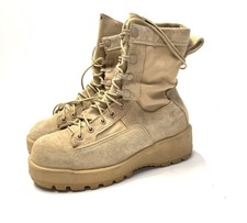 US Army Wellco Goretex Desert Combat Outdoor Boots Tan Stiefel 3.5W Gr. 36