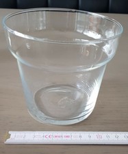 Blumenvase Glasvase Glasblumentopf Glasschale Windlicht Ca. 10cm Hoch