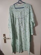 Damen Nachthemd Schlafanzug Knopfleiste Gr.56/58/3XL Top 
