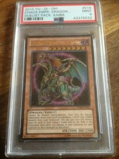 Yu-Gi-Oh 2010 Chaos Emperor Dragon. Kaiba (PSA 9 Mint)