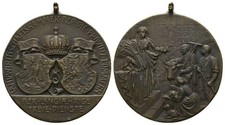 Pommern Sitz Stettin Landwirtschaftkammer tragbare Bronzemedaille 23,80 g, Ø 38