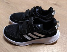 adidas Tensaur Run C Kinder schwarz/weiß Gr. 35, Klettverschluß