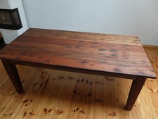 Alter Esstisch Tisch massiv Landhaus Kolonial Palisander Antik Teakholz Farbe 