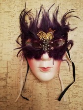 Maske Wandmaske Dekomaske Venedig ? Maske 20x12 cm