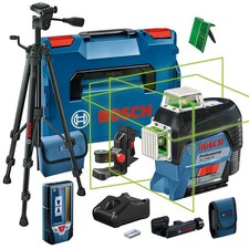 Bosch Kreuzlinienlaser GLL 3-80 CG inkl. Akku, L-BOXX, BT 150, LR7, BM1, Tasche