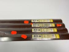 4x clipstech Übergangsprofil Nussbaum Aluminium 100cm 40mm