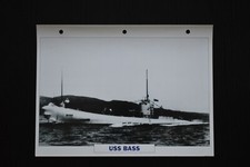 Atlas Marine USS Bass 1924 Fleet Submarine Fotoprint Maxi Karte