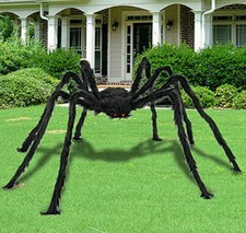 150CM Riesen Spinne Tarantula Plüsch Schwarz Halloween Deko Geisterhaus Horror B
