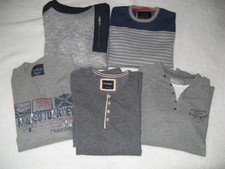 5-tlg. Paket, 2 Herren-Pullover, 3  Langarmshirts, Gr.M versch. Marken