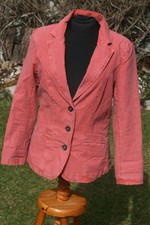 Soccx Jacke Blazer Größe M / D 38 orange grau gestreift