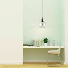 Sheridan Steampunk Elektro Anhänger klare Glasschirm mit Leuchtmittel UK