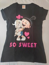 MINIONS - So Flauschig Einhorn Plüsch Girlie Girlieshirt XS