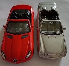 Welly Mercedes Benz SLK 350 + Mercedes Benz CLK 230 aus den 80/90er Jahren