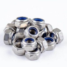 Stopmuttern M2,5 M12 Sicherungsmutter Selbstsichernde Muttern Edelstahl DIN 985