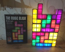 XXL Tetris Puzzle Lampe Stapelbare LED  Baublock 13 Teile mit OVP