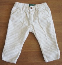 ZARA BABY CORDHOSE, ECRU, BAUMWOLLE. GR. 78, GUT ERHALTEN