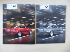 Prospekt Katalog - BMW 1er Coupé E87 - Preisliste Stand 2008 - 125 135i 120d 123