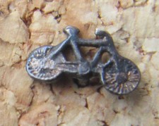 Ohrstecker aus Silber, Motiv Fahrrad