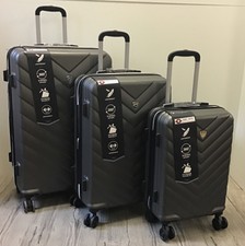 Kayoom 3er Set Hartschalen Koffer Trolley 96/68/36Liter 4 Rollen 360°Rotation L3