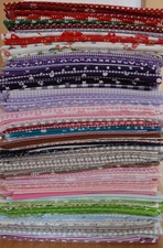 8,3 kg Stoffpaket Baumwolle für Patchwork Nähen Weihnachten Deko rot blau lila..