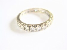 Memory Ring Weißgold 750 mit Brillanten, 1,54 ct, 2,61 g