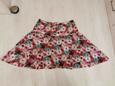 Damenrock bunte Blumen Muster Größe 44 Unikat Hüftweite 102cm Selfmade 