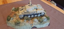 Diorama Afrikacorps m. Panzer Ii  Ausf. F/G gebaut u. bemalt 1:35