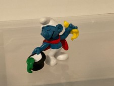 Schlumpf Schlümpfe 20114 Schleich Figur Zauberer 1980 roter Punkt red dot