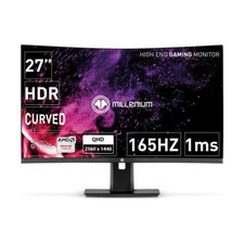 Millenium MD27Pro 27 Zoll WQHD 165Hz Curved Gaming Monitor 1ms HDMI DisplayPort