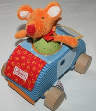 SIGIKID Schiebeauto mit Maus neuwertig First Class for Kids Größe: 18 cm Obermat