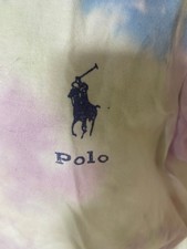 Polo by Ralph Lauren - Thsirt Shirt - weiß flieder lila blau Batik - Gr. XL