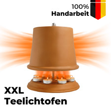 XXL Teelichtofen, Doppelwand Teelichtheizung, Kerzenheizung, Alternative Heizung