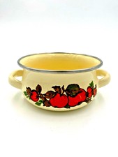 BSW Original - kleiner Topf - emailliert - rund 11,5 cm - Emaille - Vintage 