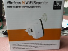  Wireless-N WiFi Repeater Extender, WLAN Signal Verstärker 300Mbps - 
