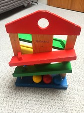 "Eichhorn" Holz-Kugelbahn