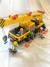 PLAYMOBIL 4036 Mobilkran (Mobile Crane) GELB ohne OVP mit Menschen usw. SELTEN!