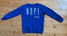 SIC Jungen Pullover Sweatshirt blau Gr. 146/152 Top, aus 1.Hand