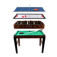 Kicker Calma Dragon XJ6612 4 in 1 Multigame Tisch 107 x 61 x 84,5 cm Billard