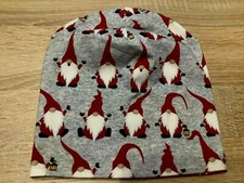Handmade  Beanie Weihnachtwichtel Mütze Gr. 51-53cm/ Gr. 104-116 wie neu