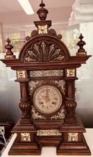 prunkvolle Kaminuhr Gustav Becker?