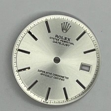 DIAL PIE PAN 1600 1601 1603 KNICKBLATT ZIFFERBLATT 1570 SILBER TRITIUM VINTAGE 4