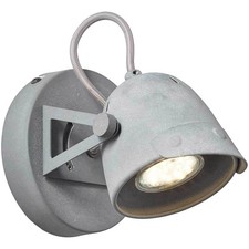 Brilliant LED Wandleuchte Ka Grau Beton 4,5W GU10 Reflektor schwenkbar UVP 43€