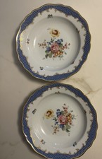 Alte Hutschenreuther Coburg Suppenteller 2 Stück Ca 23 Cm Durchmesser 2