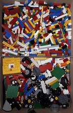 LEGO Konvolut große Kiste LEGO Bausteine 3,2 kg viele Grundbausteine