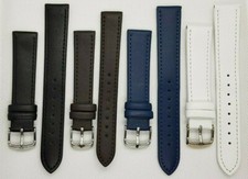 Uhrenarmband Leder 10 bis 26mm 175 bis 210mm lang Uhrenarmbänder Ersatzband Band